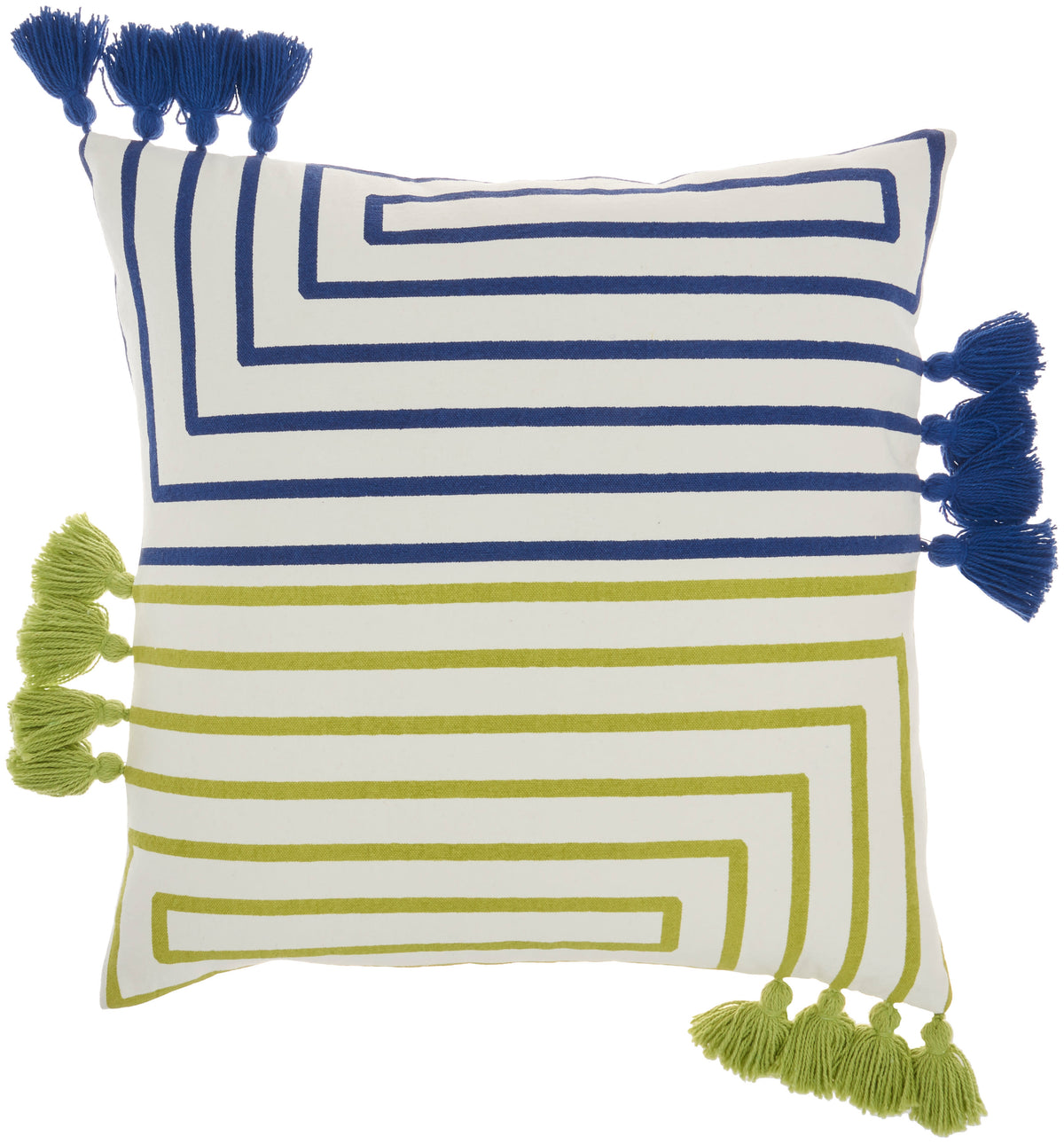 Lifestyle CN029 Lime Blue 18" x 18" Throw Pillows