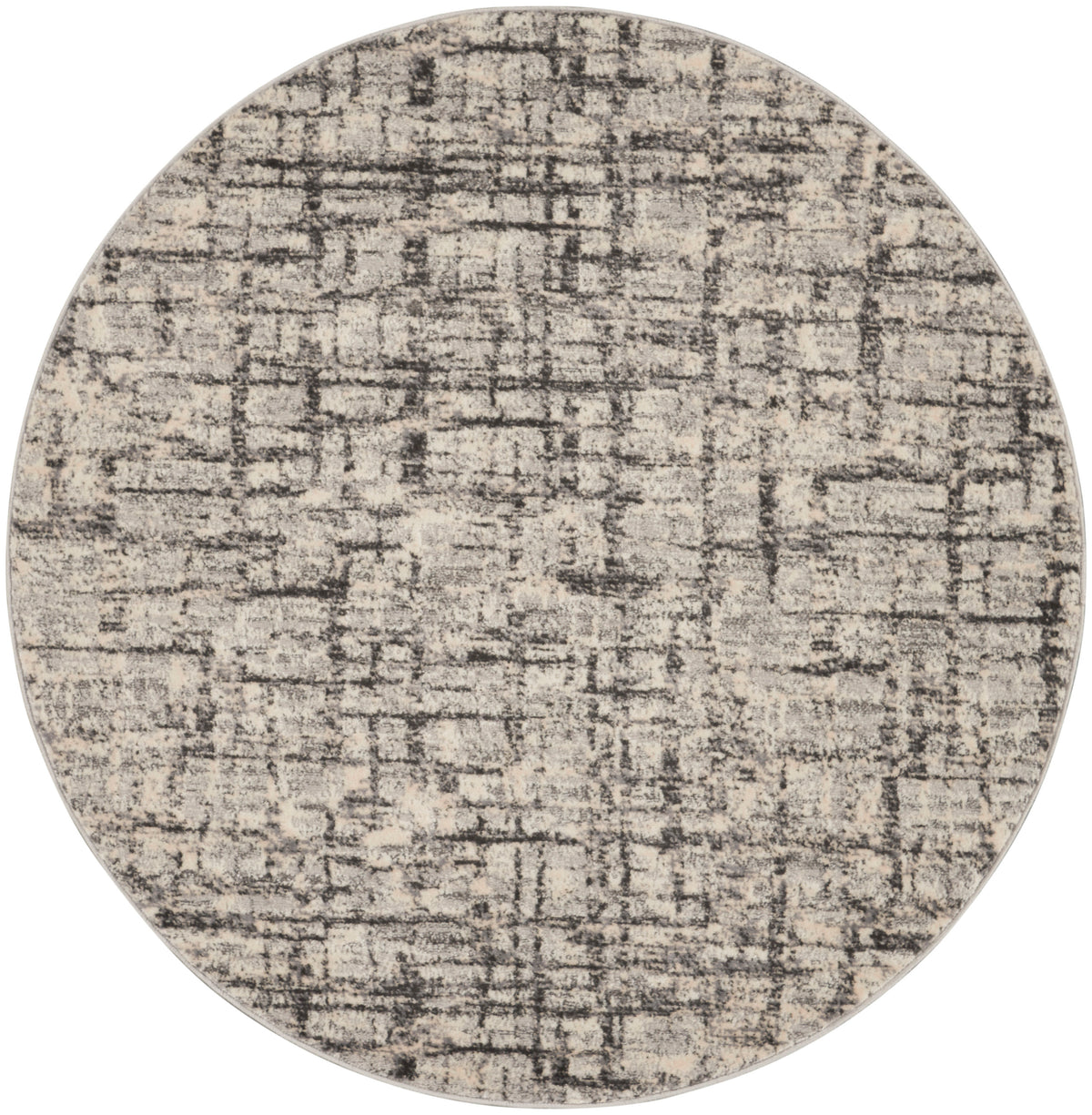 CK950 Rush CK952 Ivory Grey Rug - Round