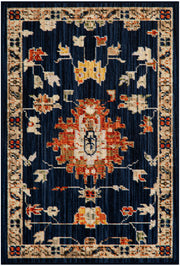 Antique Bloom ANB01 Navy Rug - Rectangle