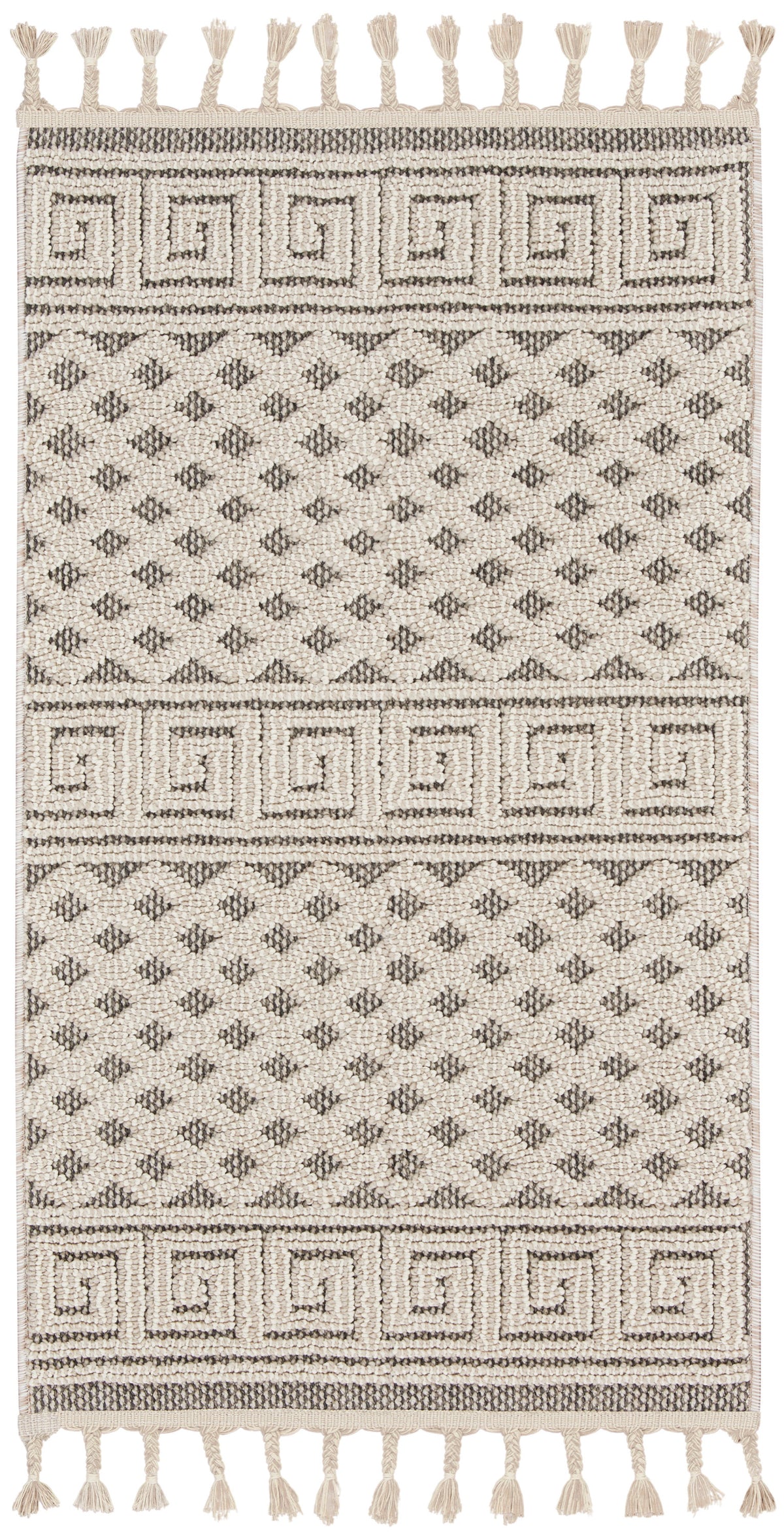 Paxton PAX05 Ivory Grey Rug - Rectangle