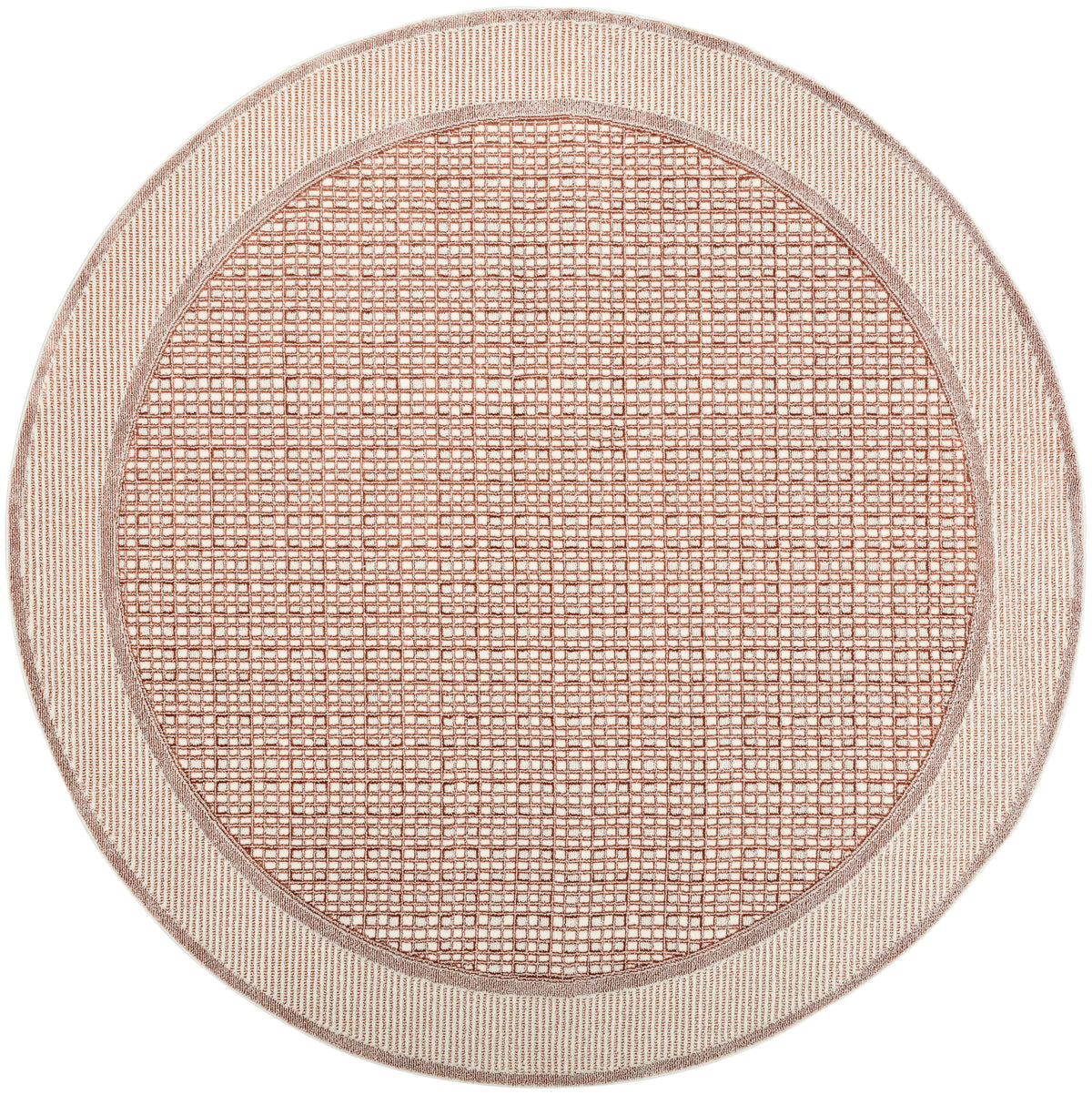 Nordic NRC03 Brick Ivory Rug - Round