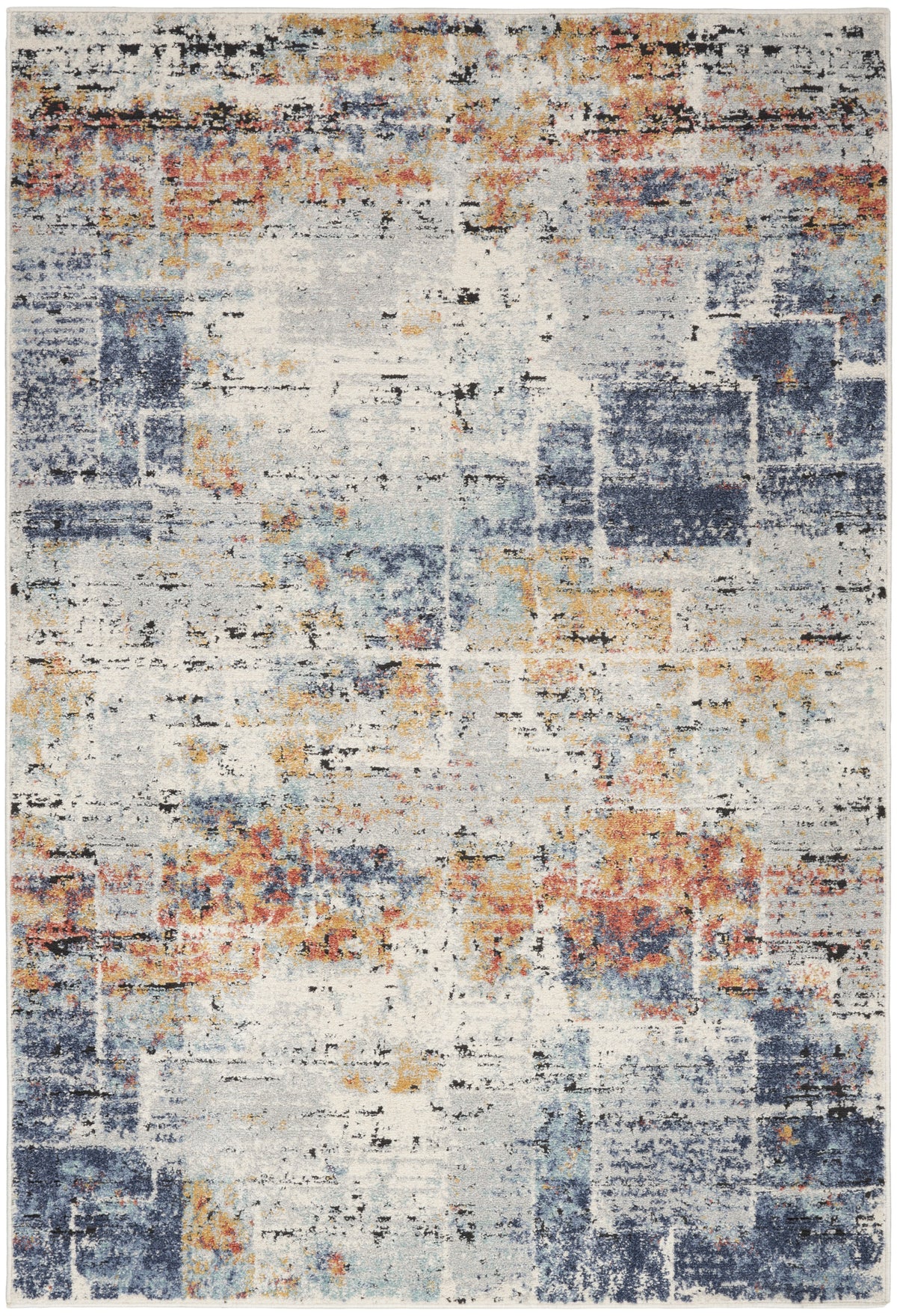Motion MTT03 Blue Multicolor Rug - Rectangle