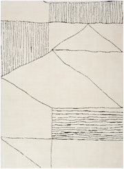 Modern Comfort MNC02 Ivory Black Rug - Rectangle