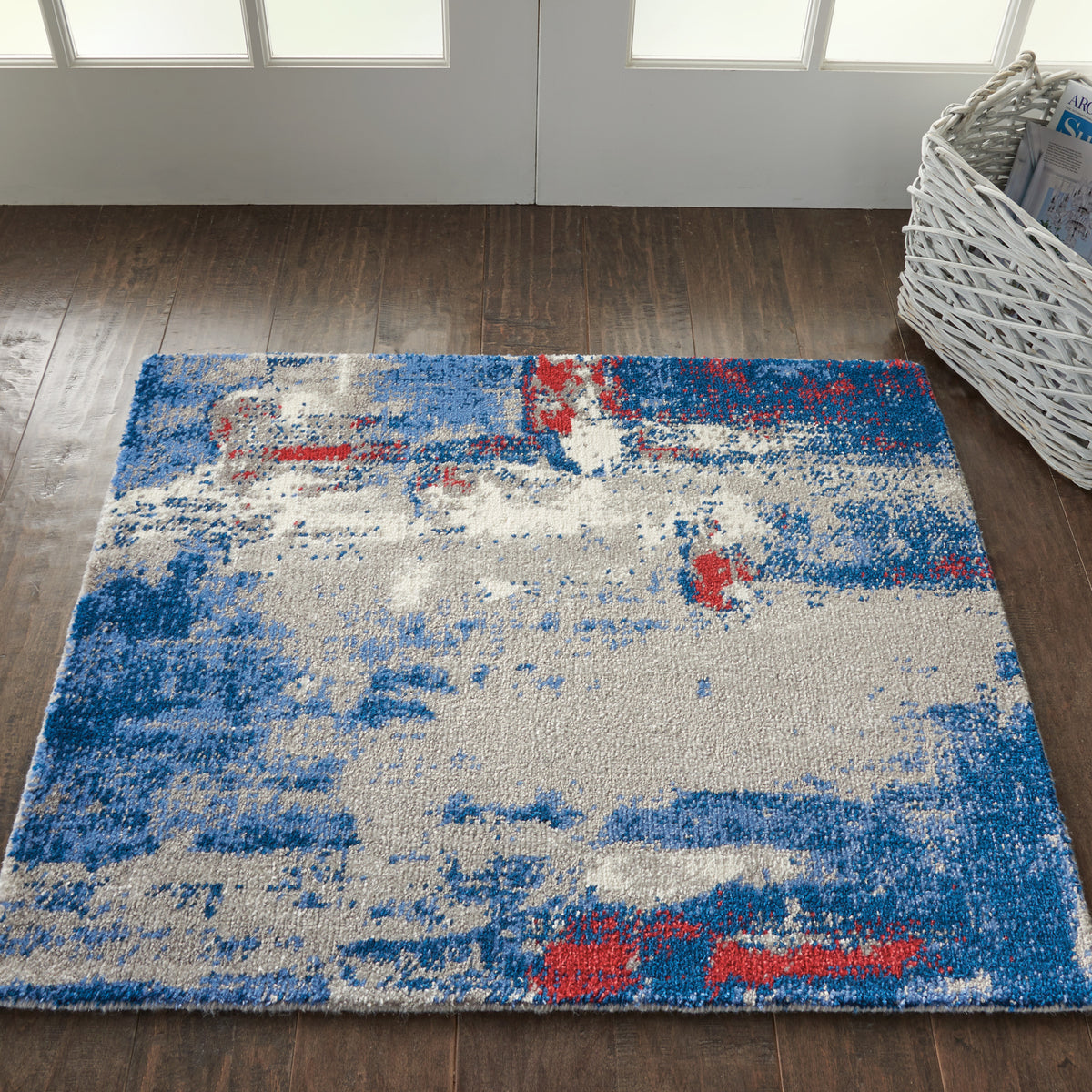 Twilight TWI20 Grey Blue Rug - room scene