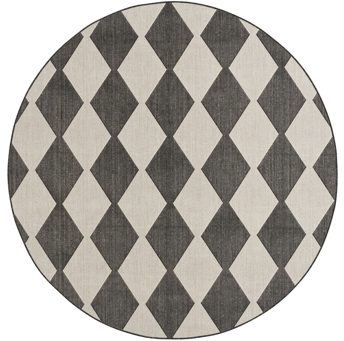 Positano POS04 Black Rug - Round