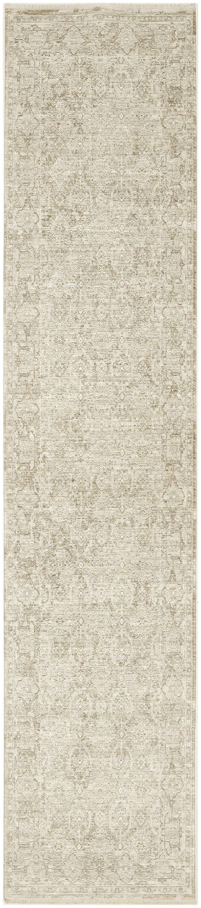 Shadows SHW04 Ivory Grey Rug - Runner