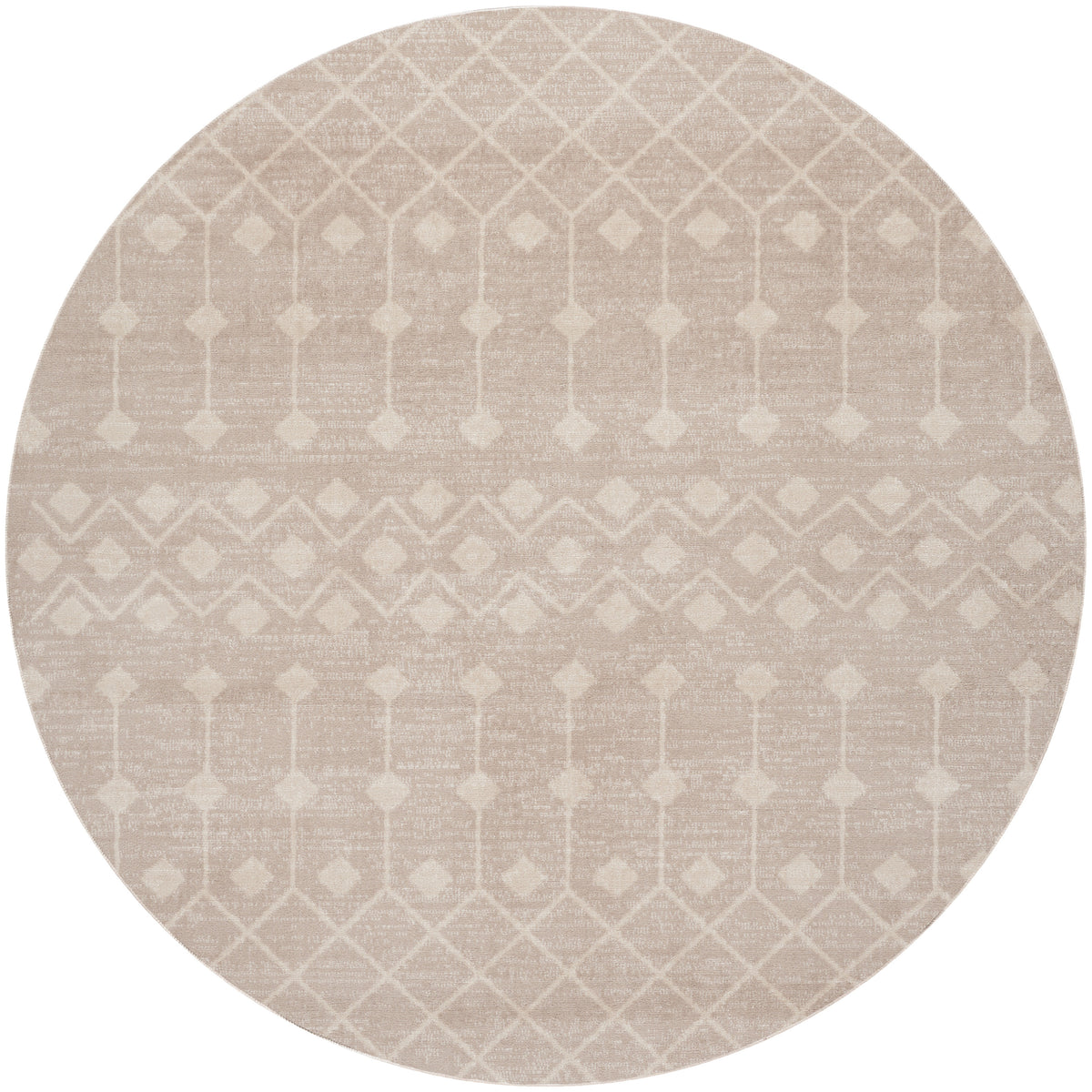 Grafix GRF37 Beige Rug - Round