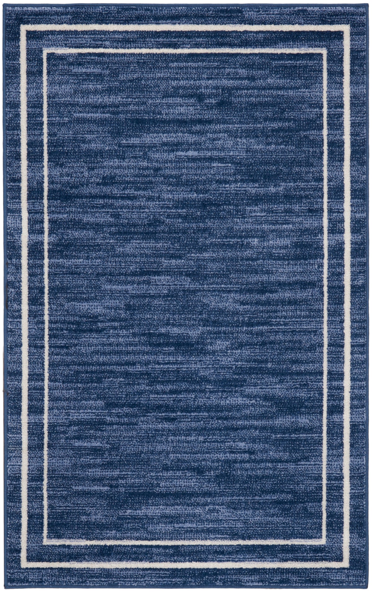 Nourison Essentials NRE02 Navy Ivory Rug - Rectangle
