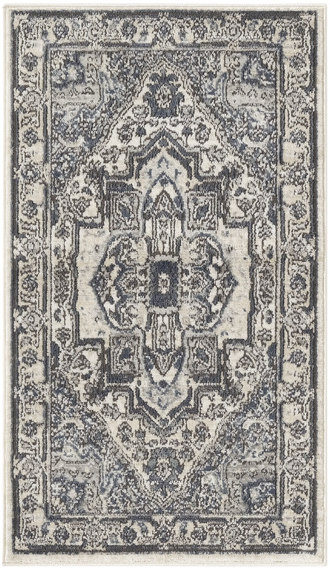 Quarry QUA18 Ivory Navy Rug - Rectangle