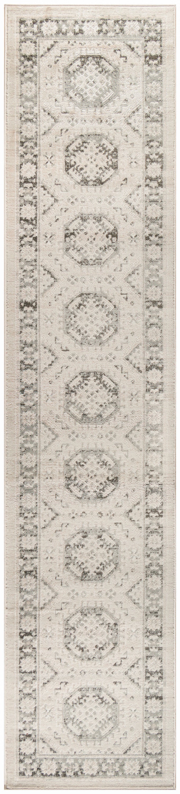 Serenity Home SRH01 Ivory Grey Rug - Runner