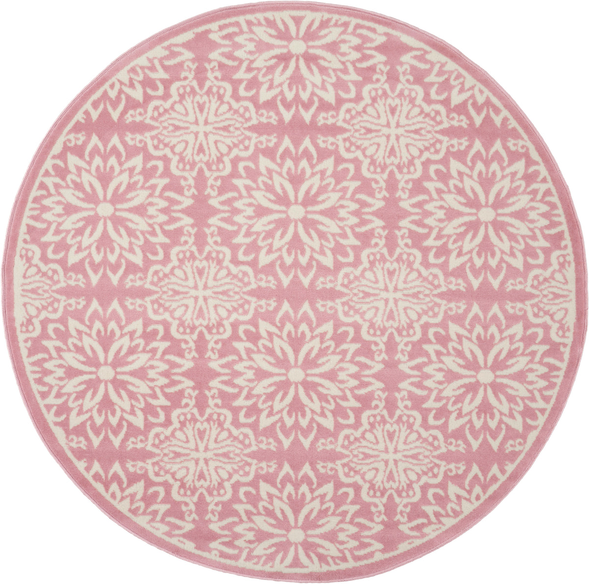 Jubilant JUB06 Ivory Pink Rug - Round