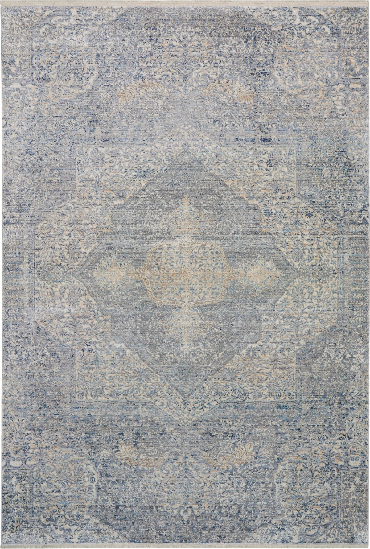 Lustrous Weave LUW04 Blue Grey Rug - Rectangle