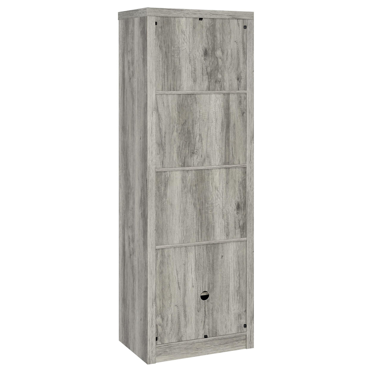 Burke 3-piece 59-inch TV Entertainment Center Grey Driftwood
