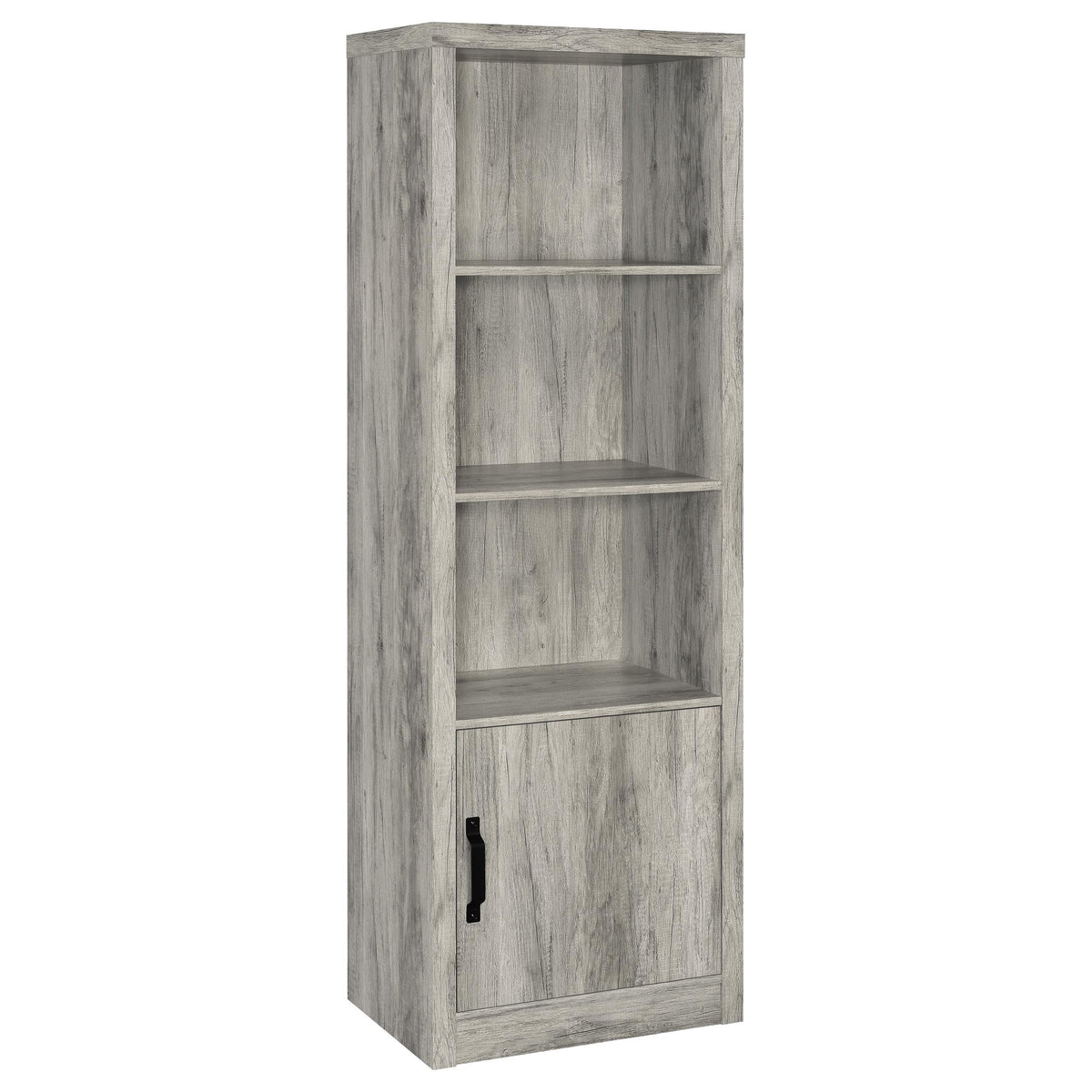Burke 3-Piece TV Entertainment Center Fits 77-Inch TVs Grey Driftwood