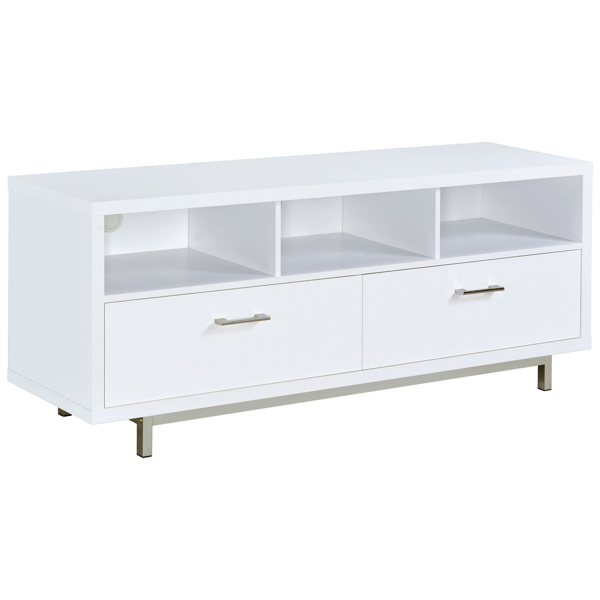 Casey 2-drawer Engineered Wood 60-inch TV Stand - White
