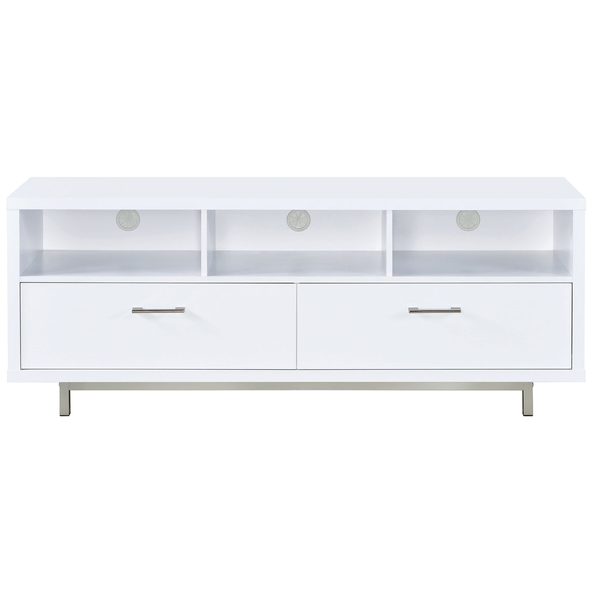 Casey 2-drawer Engineered Wood 60-inch TV Stand - White