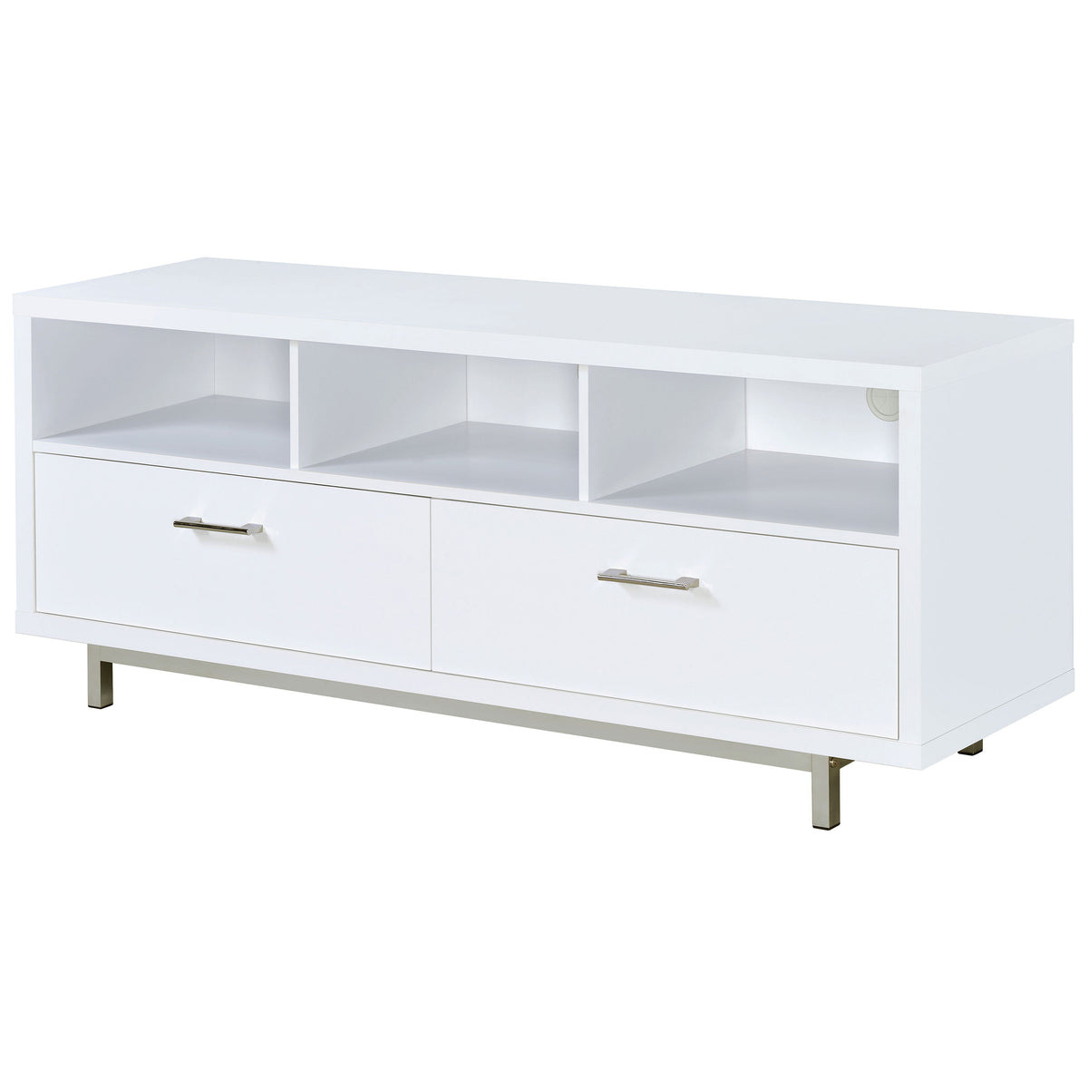 Casey 2-drawer Engineered Wood 60-inch TV Stand - White