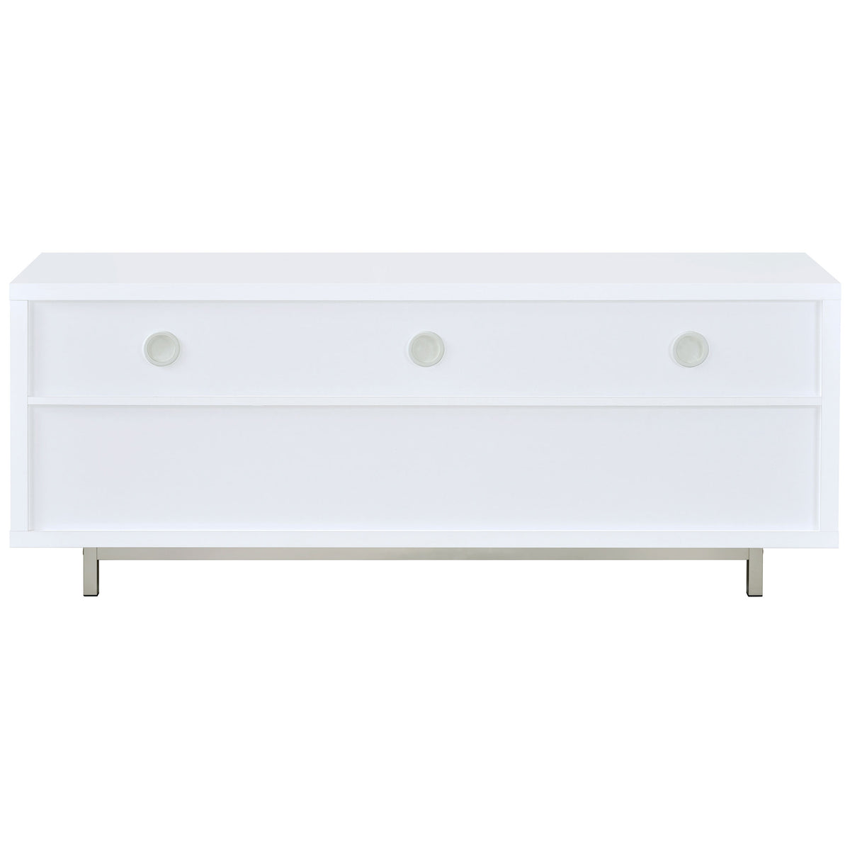 Casey 2-drawer Engineered Wood 60-inch TV Stand - White