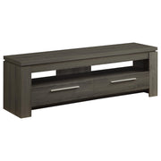 Elkton 2-drawer Engineered Wood 59-inch TV Stand - Weathered Grey