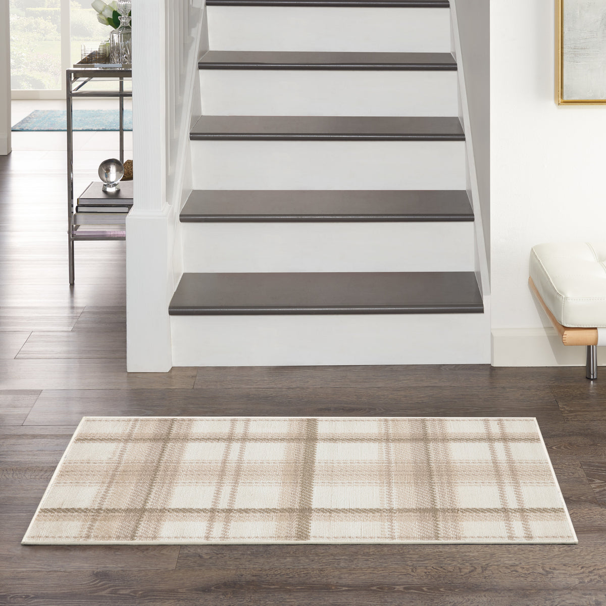 Grafix GRF03 Ivory Beige Rug - room scene