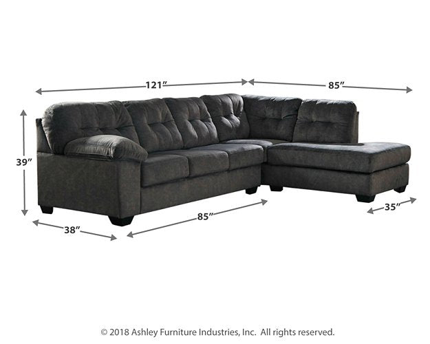 Accrington 2-Piece Sleeper Sectional with Chaise