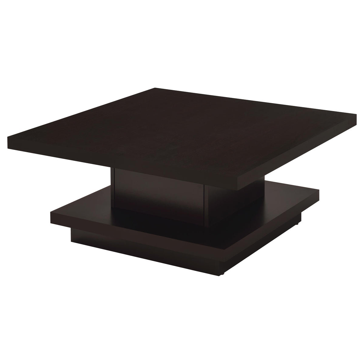 Reston 2-piece Square Coffee and End Table Set Cappuccino