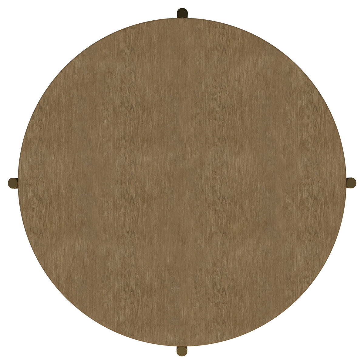 Arini Round Coffee Table With Storage Shelf - Sand Wash