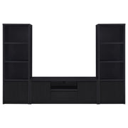 Winfield 3-piece Entertainment Center 60-inch TV Stand Black