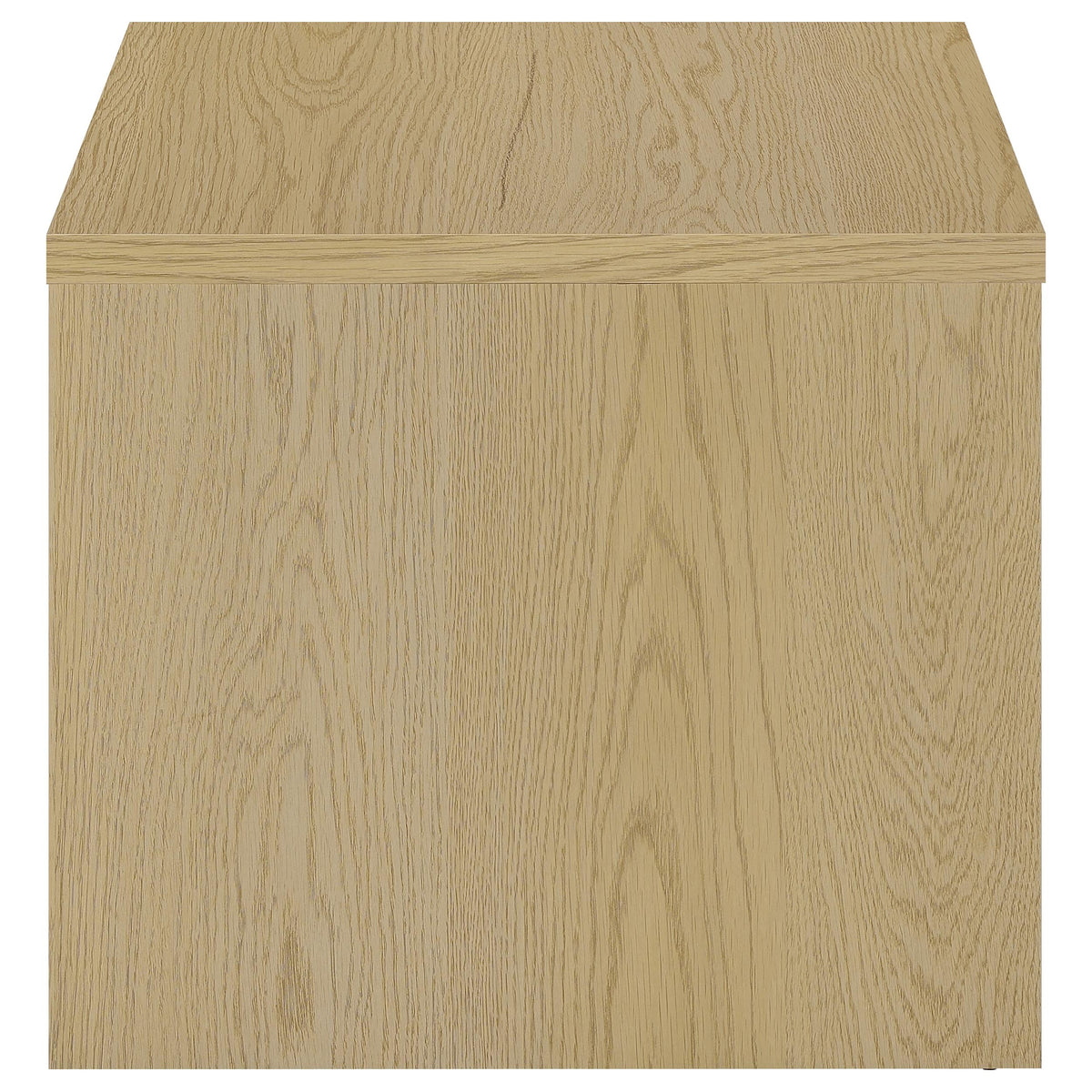 Canoga Engineered Wood Accent Side End Table - Light Oak