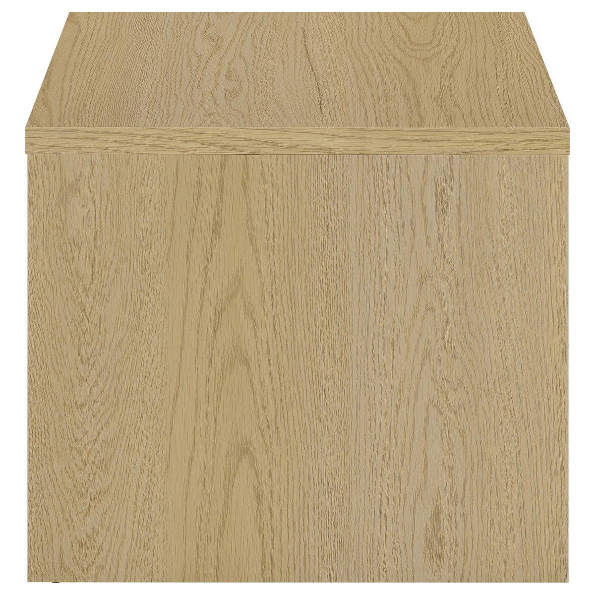 Canoga Engineered Wood Accent Side End Table - Light Oak