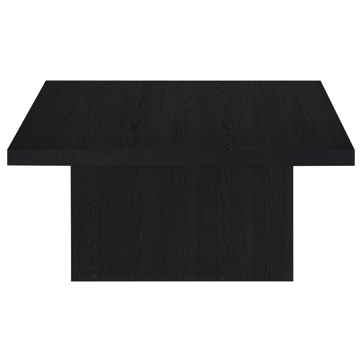 Devar Square Engineered Wood Cocktail Coffee Table - Black