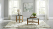 Bradley 2-Piece Round SmartTop™ Coffee Table Set Grey - Grey and Natural