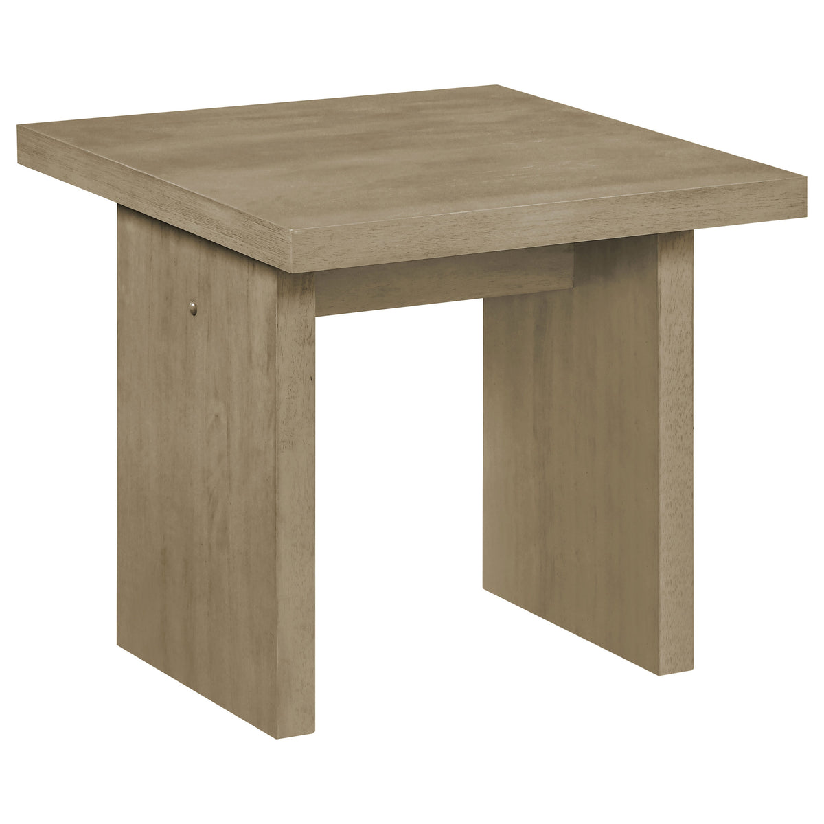 Decker Square Occasional Side End Table - Natural Oak