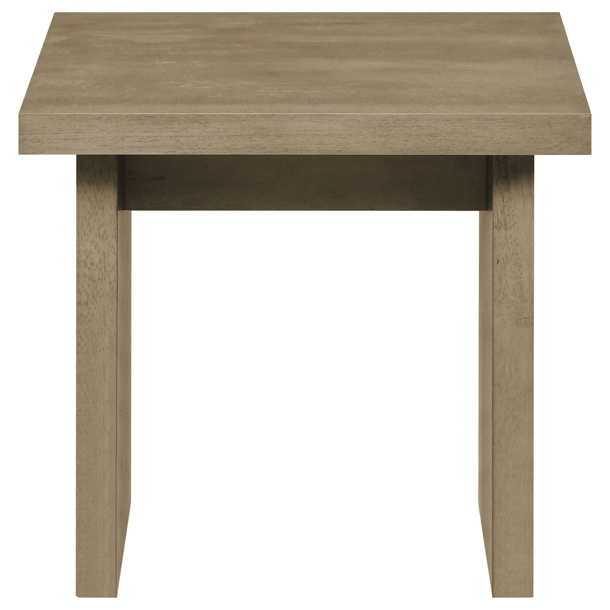 Decker Square Occasional Side End Table - Natural Oak