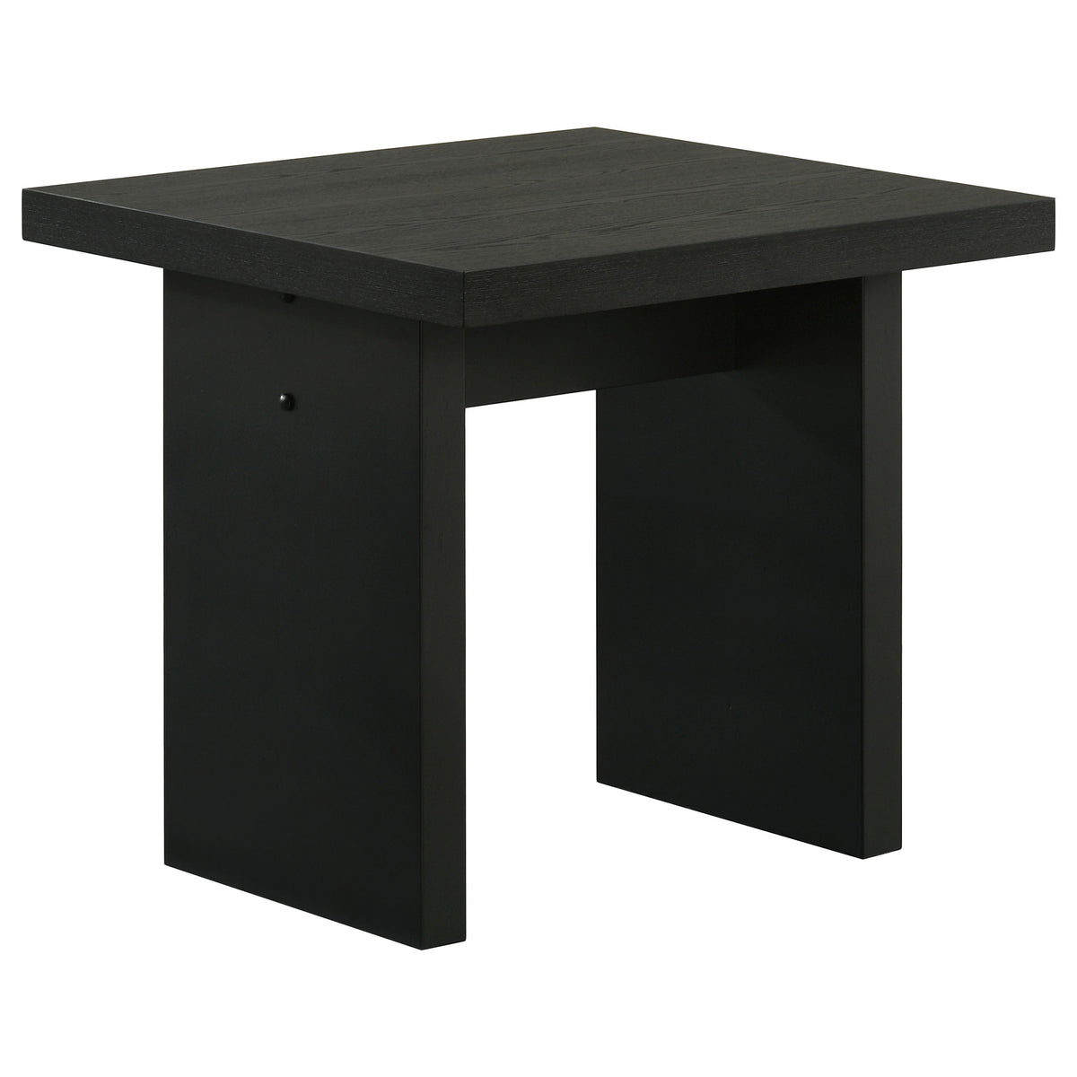 Decker Square Occasional Side End Table - Black