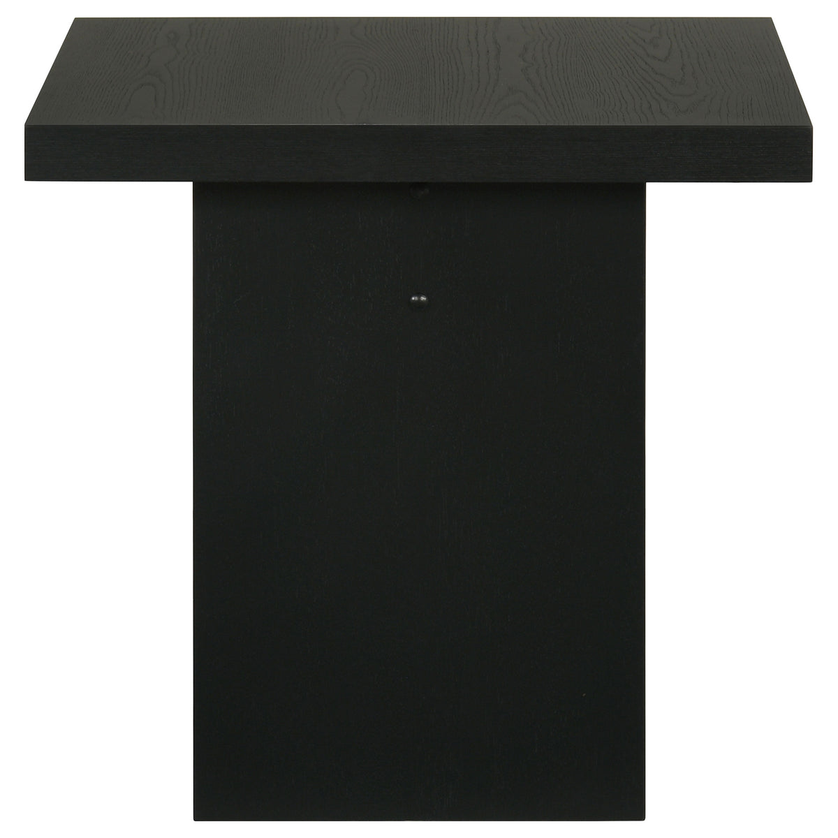 Decker Square Occasional Side End Table - Black