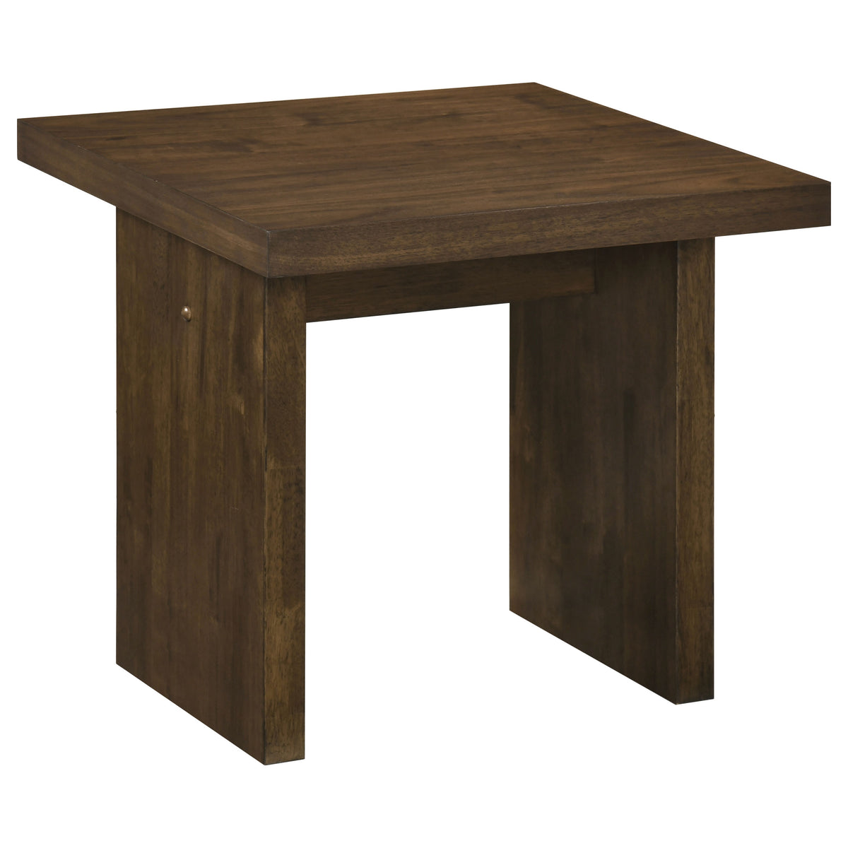 Decker Square Occasional Side End Table - Walnut