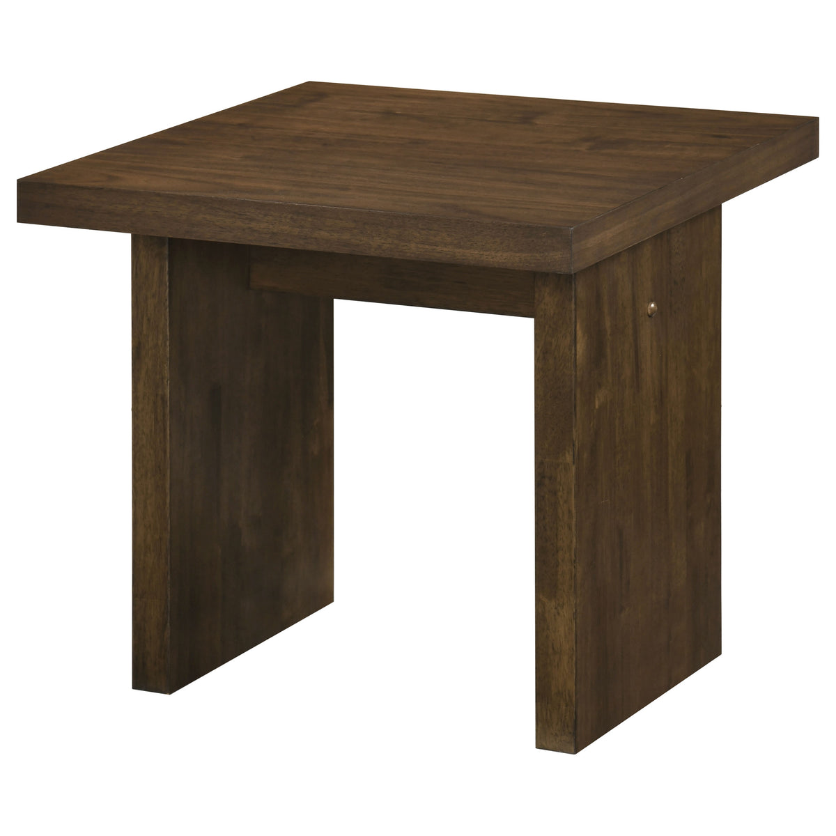 Decker Square Occasional Side End Table - Walnut