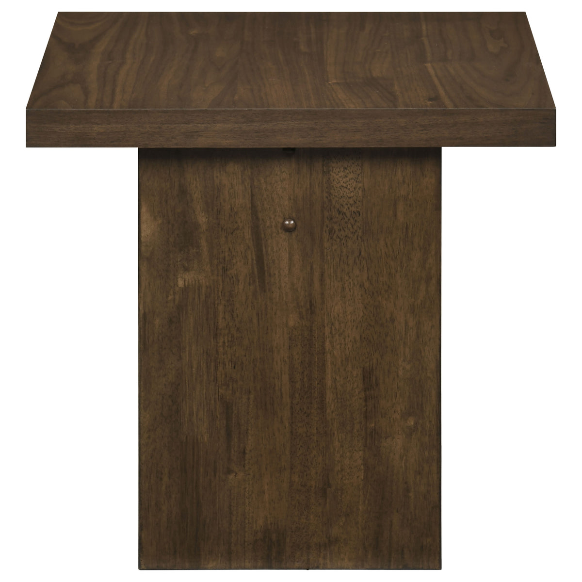 Decker Square Occasional Side End Table - Walnut