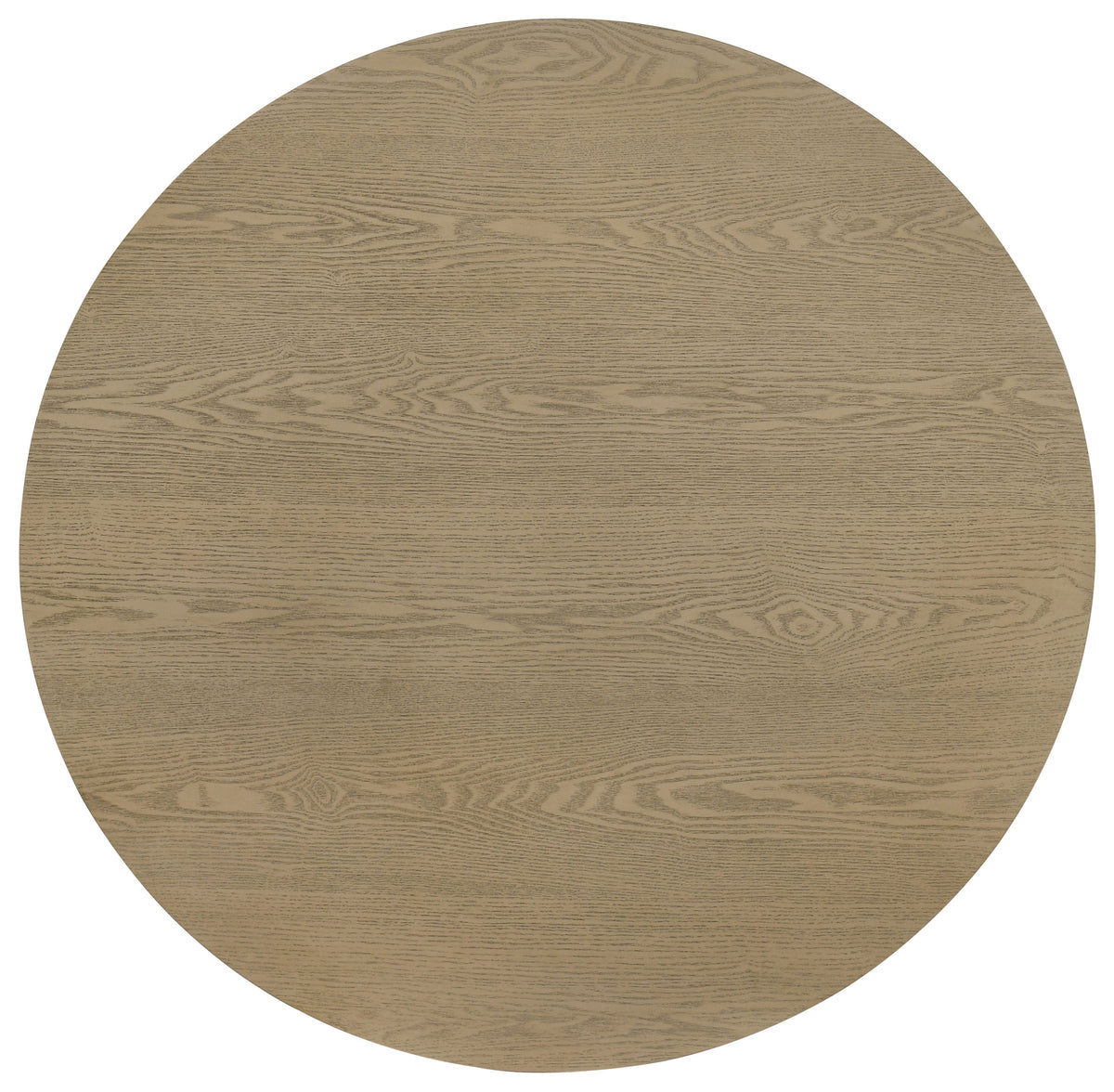 Hamlyn Round Fluted Occasional Cocktail Coffee Table - Natural Oak