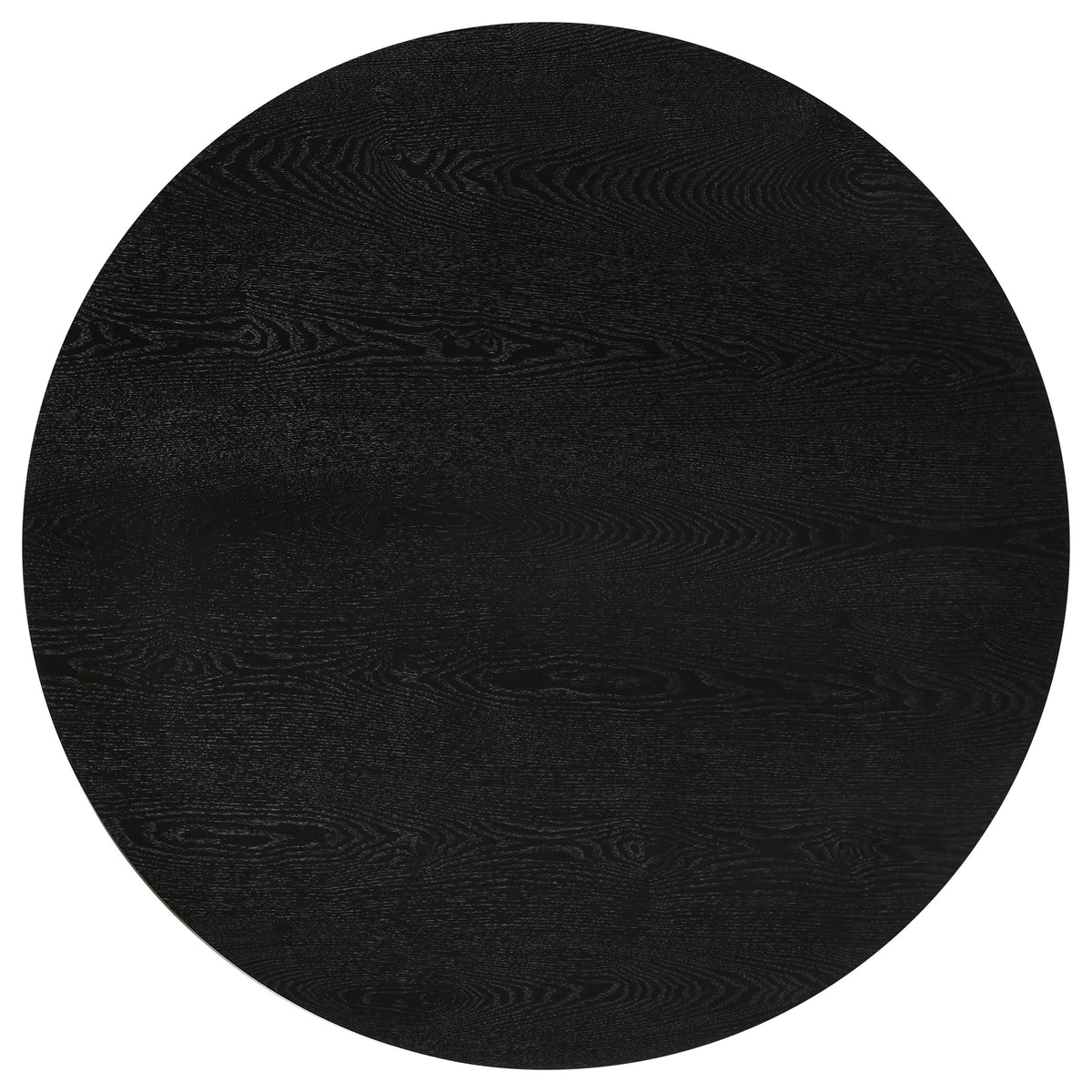 Strouse 2-Piece Round Coffee and End Table Set - Black