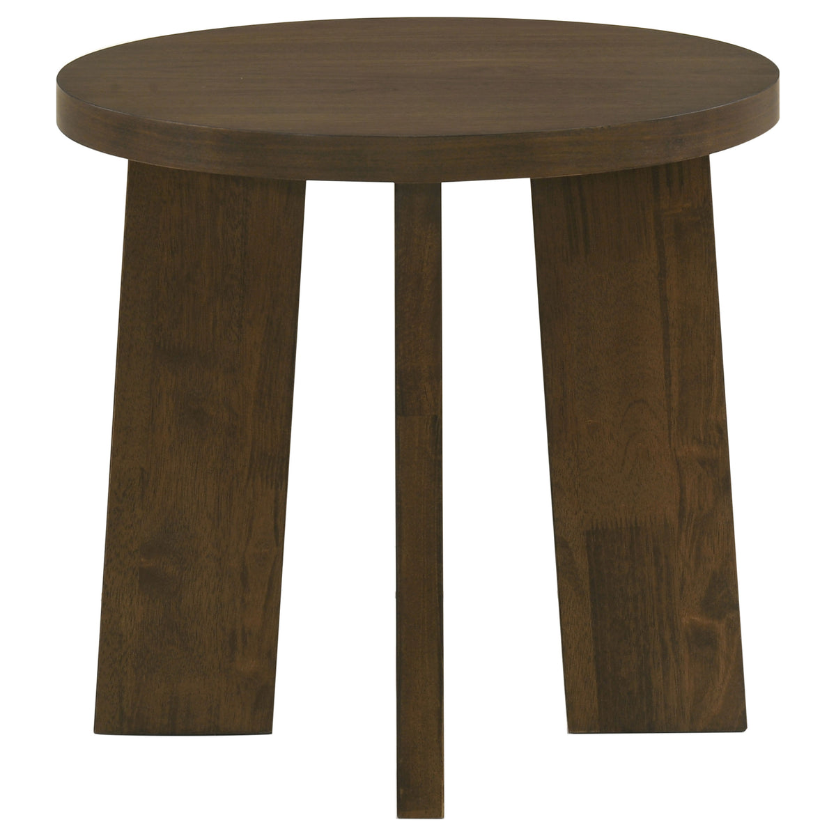 Strouse 2-Piece Round Coffee and End Table Set - Walnut