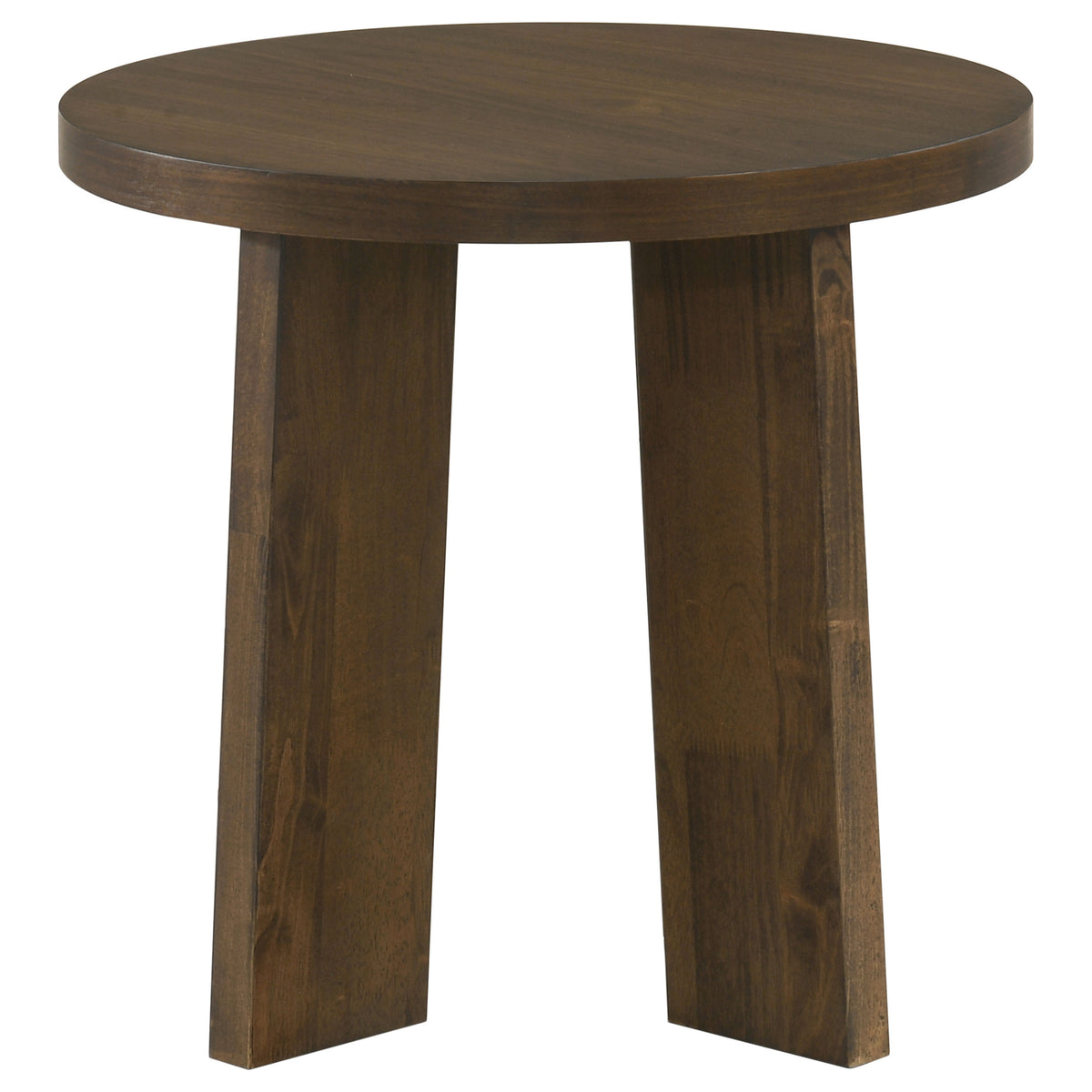 Strouse 3-Piece Round Coffee and End Table Set - Walnut