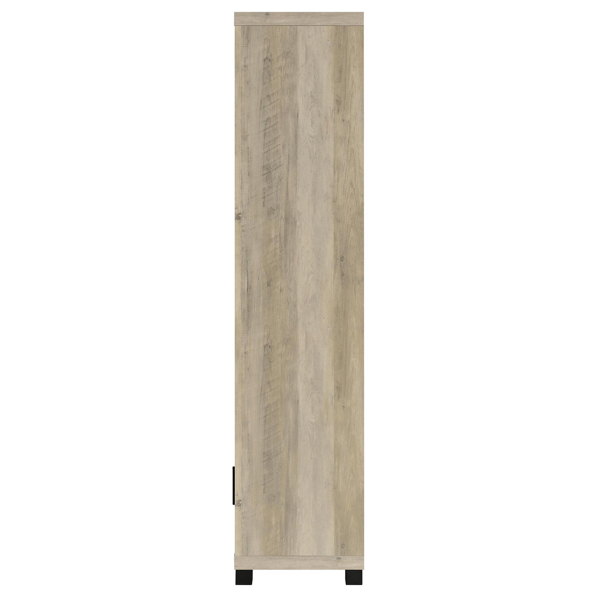 Sachin 3-shelf Engineered Wood Media Tower - Distressed Pine