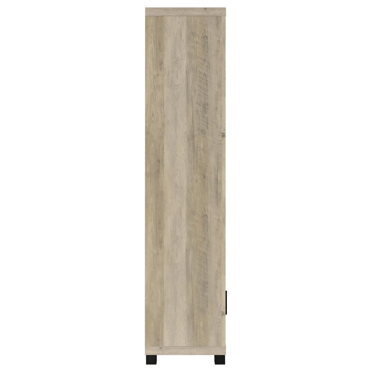 Sachin 3-shelf Engineered Wood Media Tower - Distressed Pine