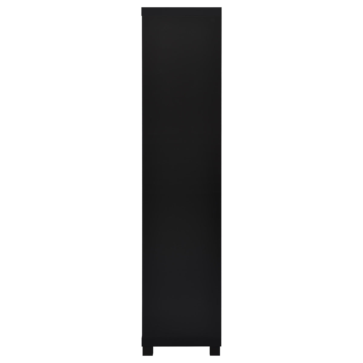 Sachin 3-shelf Engineered Wood Media Tower - Black