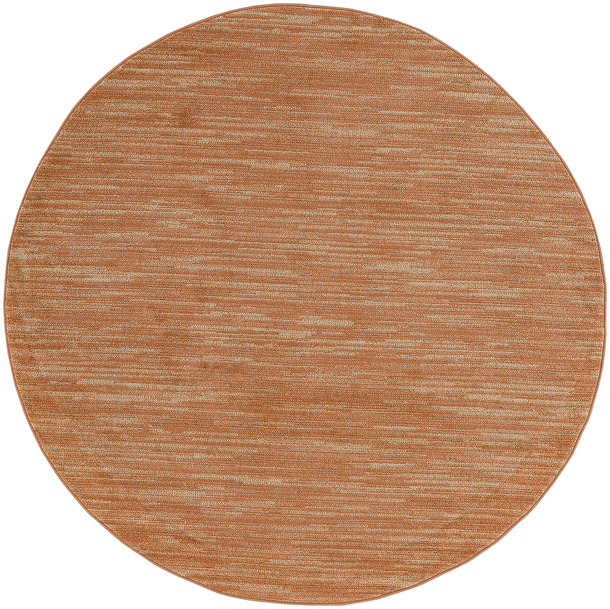 Nourison Essentials NRE01 Rust Rug - Round