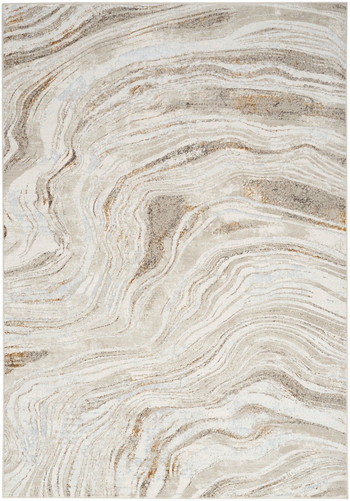 Glitz GLZ22 Grey Gold Rug - Rectangle
