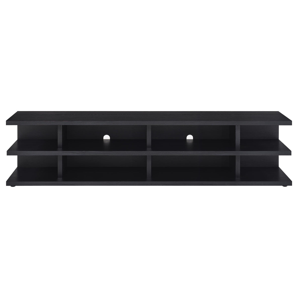 Cartmill 78-inch 2-tier TV Stand Media Console - Black