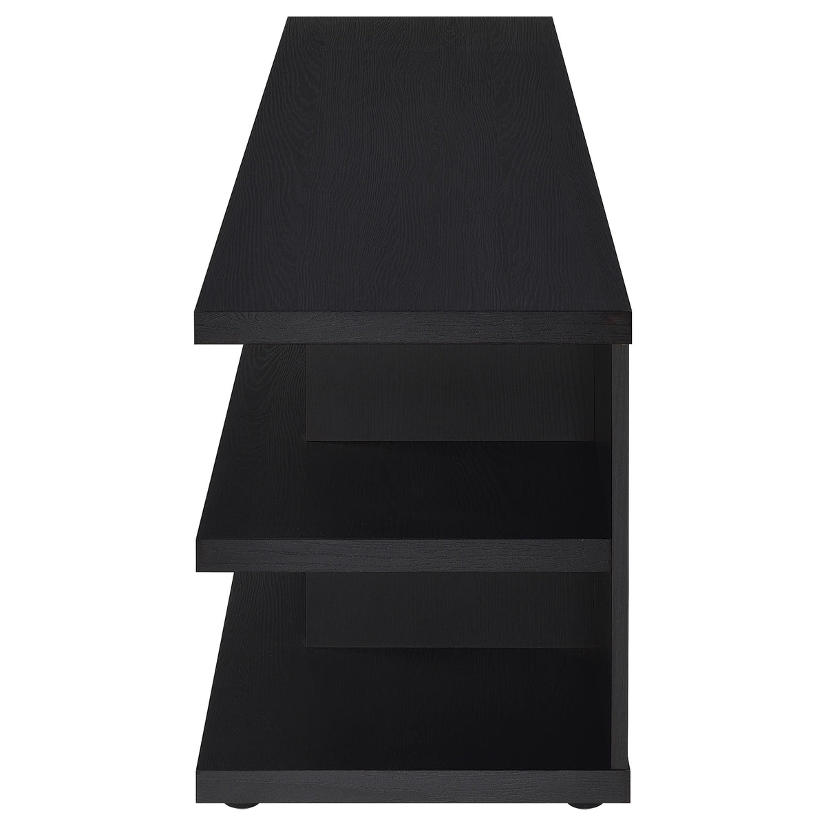 Cartmill 78-inch 2-tier TV Stand Media Console - Black